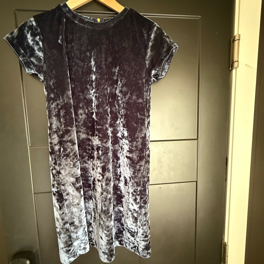 Beautiful Crewcuts Navy Velour Tunic Dress